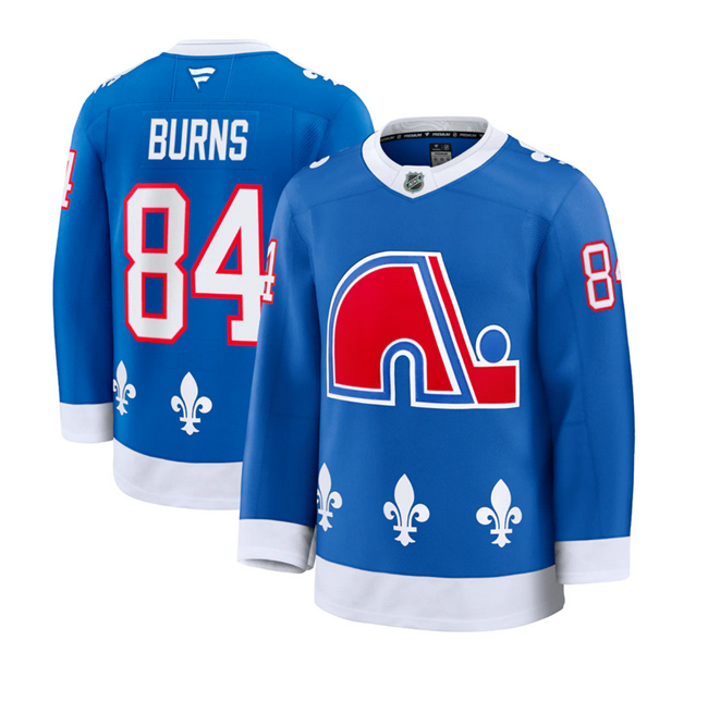 Colorado Avalanche #84 Brent Burns Blue 2025 Alternate Stitched Jersey Colorado Avalanche #84 Brent Burns Blue 2025 Alternate Stitched Jersey