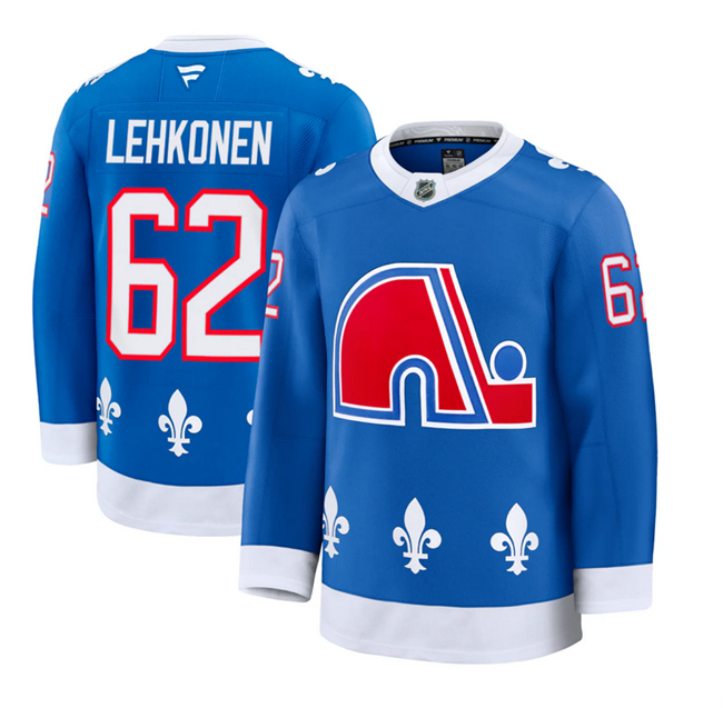 Colorado Avalanche #62 Artturi Lehkonen Blue 2025 Alternate Stitched Jersey Colorado Avalanche #62 Artturi Lehkonen Blue 2025 Alternate Stitched Jersey
