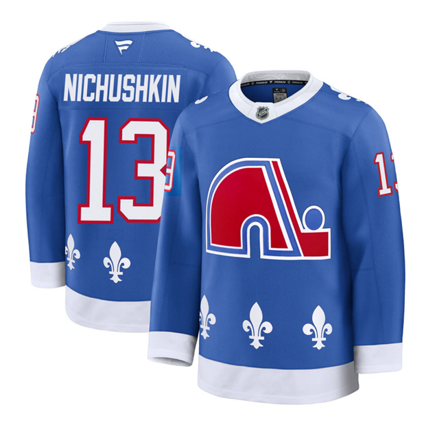 Colorado Avalanche #13 Valeri Nichushkin Blue 2025 Alternate Stitched Jersey Colorado Avalanche #13 Valeri Nichushkin Blue 2025 Alternate Stitched Jersey