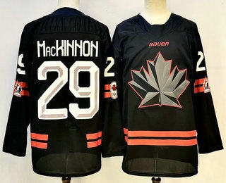 Canada Hockey #29 Nathan MacKinnon Black Stitched Jersey Canada Hockey #29 Nathan MacKinnon Black Stitched Jersey