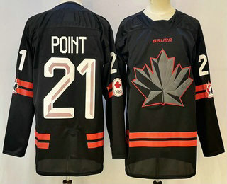 Canada Hockey #21 Brayden Point Black Stitched Jersey Canada Hockey #21 Brayden Point Black Stitched Jersey