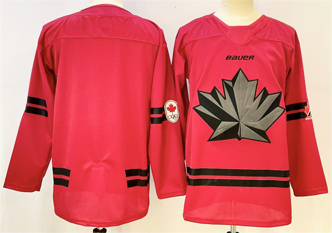 Canada Hockey Blank Red Stitched Jersey Canada Hockey Blank Red Stitched Jersey