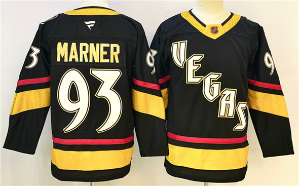 Vegas Golden Knights #93 Mitch Marner Black 2024-25 Stitched Hockey Jersey Vegas Golden Knights #93 Mitch Marner Black 2024-25 Stitched Hockey Jersey