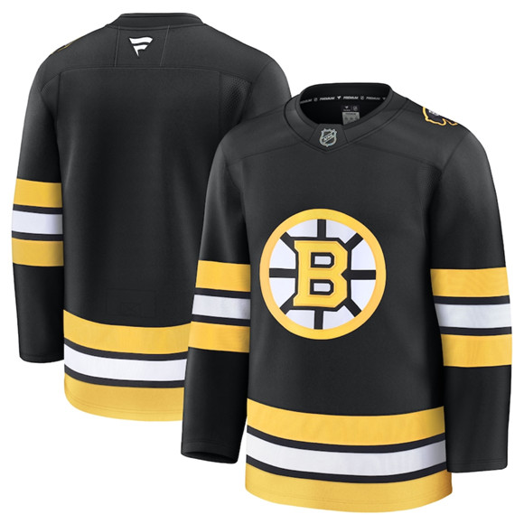Boston Bruins Blank Black 2025 Home Stitched Hockey Jersey Boston Bruins Blank Black 2025 Home Stitched Hockey Jersey