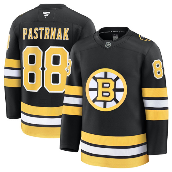 Boston Bruins #88 David Pastrnak Black 2025 Home Stitched Hockey Jersey Boston Bruins #88 David Pastrnak Black 2025 Home Stitched Hockey Jersey