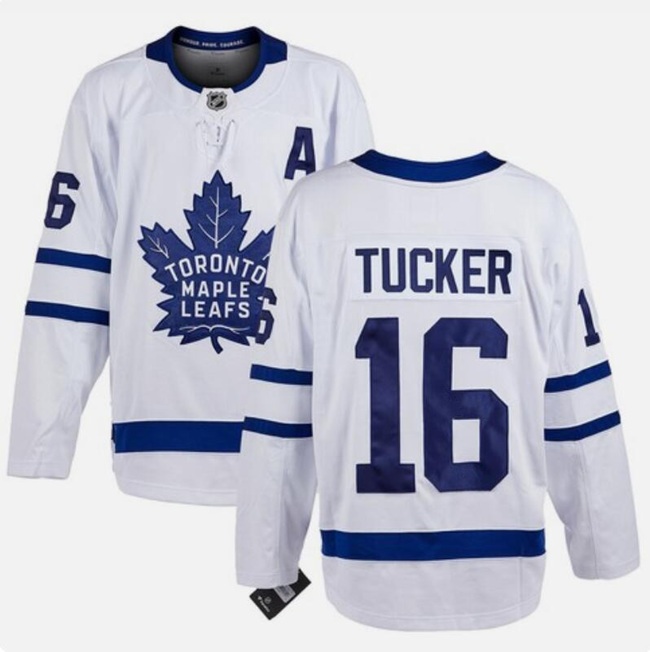 Toronto Maple Leafs #16 Darcy Tucker White With A Patch Stitched Hockey Jersey Toronto Maple Leafs #16 Darcy Tucker White With A Patch Stitched Hockey Jersey