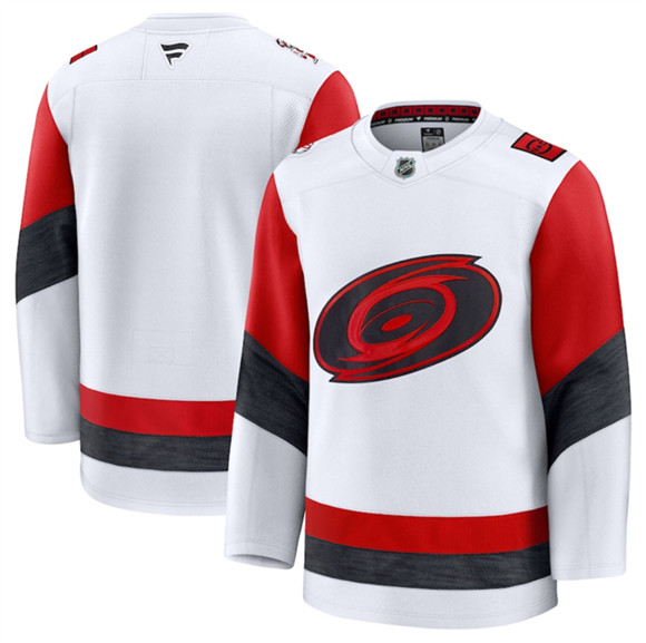 Carolina Hurricanes Blank White 2025 Away Stitched Hockey Jersey Carolina Hurricanes Blank White 2025 Away Stitched Hockey Jersey