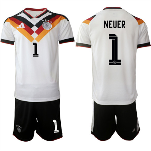 Germany #1 NEUER National Team FIFA x World Cup 2026 Home White On Field Jersey Germany #1 NEUER National Team FIFA x World Cup 2026 Home White On Field Jersey