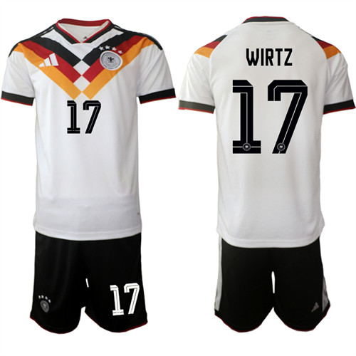Germany #17 WIRTZ National Team FIFA x World Cup 2026 Home White On Field Jersey Germany #17 WIRTZ National Team FIFA x World Cup 2026 Home White On Field Jersey