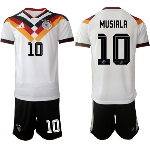 Germany #10 MUSIALA National Team FIFA x World Cup 2026 Home White On Field Jersey Germany #10 MUSIALA National Team FIFA x World Cup 2026 Home White On Field Jersey