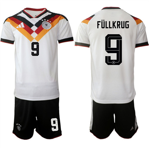 Germany #9 FULLKRUG National Team FIFA x World Cup 2026 Home White On Field Jersey Germany #9 FULLKRUG National Team FIFA x World Cup 2026 Home White On Field Jersey