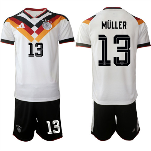 Germany #13 MULLER National Team FIFA x World Cup 2026 Home White On Field Jersey Germany #13 MULLER National Team FIFA x World Cup 2026 Home White On Field Jersey