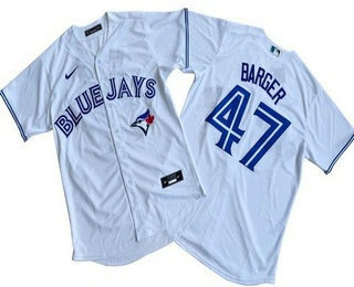Toronto Blue Jays #47 Addison Barger White Cool Base Jersey