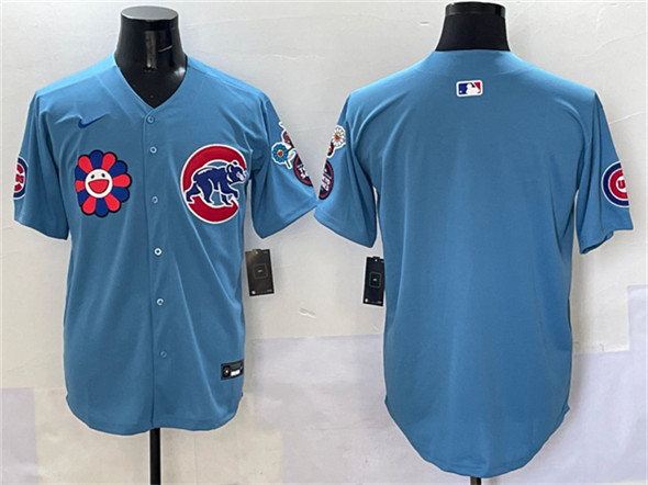 Chicago Cubs Blank Blue 2025 Tokyo Series 2nd Alternate Limited Stitched Baseball Jersey
