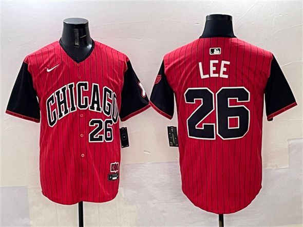 Chicago White Sox #26 Korey Lee Red Black 2025 City Connect Limited Stitched Baseball Jersey