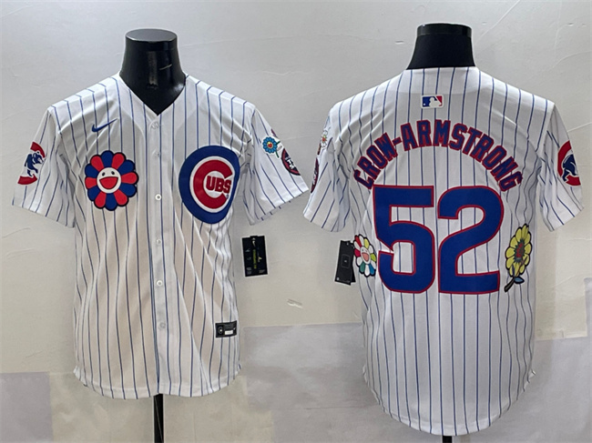 Chicago Cubs #52 Pete Crow-Armstrong White 2025 Tokyo Series Limited Stitched Baseball Jersey