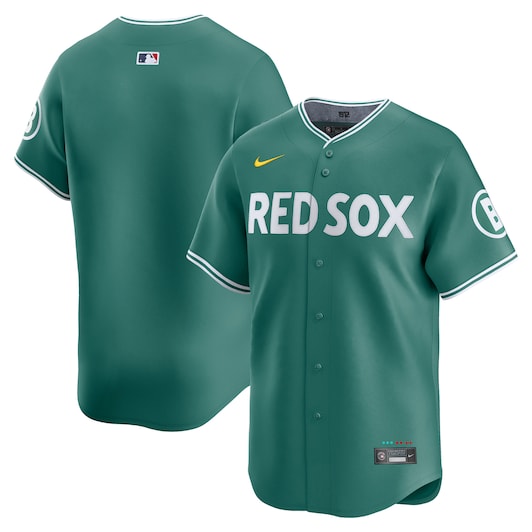 Boston Red Sox Blank Green 2025 City Connect Limited Stitched Baseball Jersey