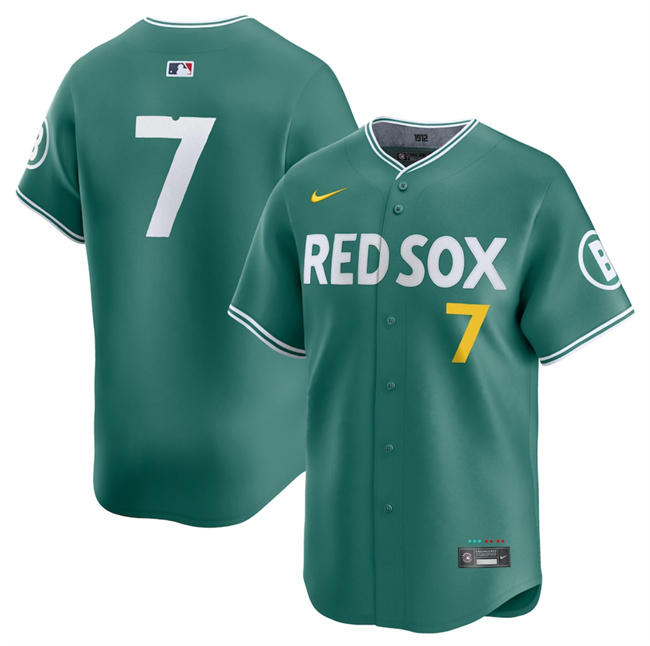 Boston Red Sox #7 Masataka Yoshida Green 2025 City Connect Limited Stitched Baseball Jersey