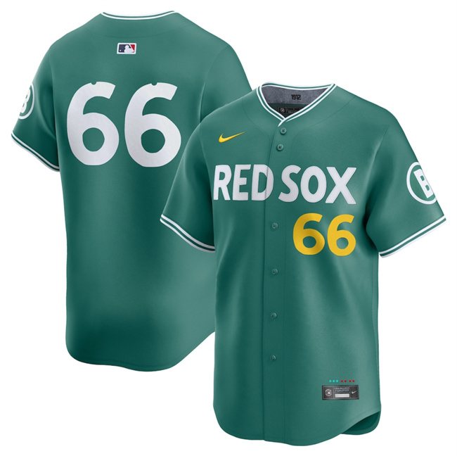 Boston Red Sox #66 Brayan Bello Green 2025 City Connect Limited Stitched Baseball Jersey