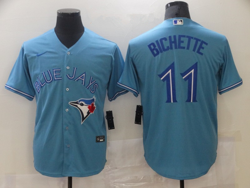 Toronto Blue Jays #11 Bo Bichette Light Blue Stitched MLB Cool Base Nike Jersey