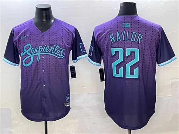 Arizona Diamondbacks #22 Josh Naylor Purple 2025 City Connect Limited Stitched Baseball Jersey