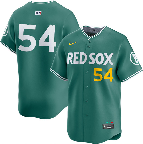 Boston Red Sox #54 Lucas Giolito Green 2025 City Connect Limited Stitched jersey
