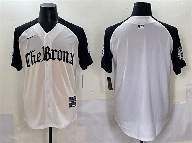 New York Yankees Blank White Black 'Gothic Legacy Edition' Vapor Premier Limited Stitched Baseball Jersey