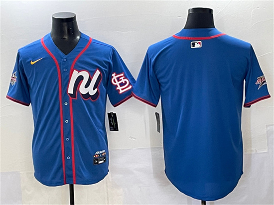 National League St. Louis Cardinals Blank Blue 2025 All-Star Edition Limited Stitched Baseball Jersey
