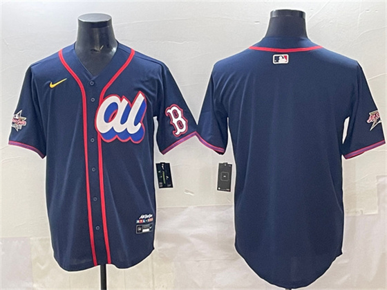 American League Boston Red Sox Blank Navy 2025 All-Star Edition Limited Stitched Baseball Jersey