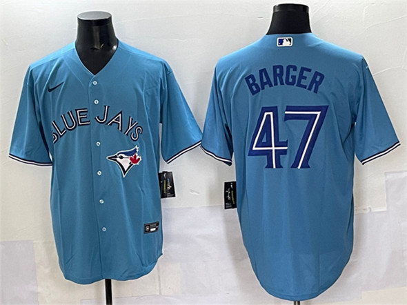 Toronto Blue Jays #47 Addison Barger Blue Cool Base Stitched Baseball Jersey
