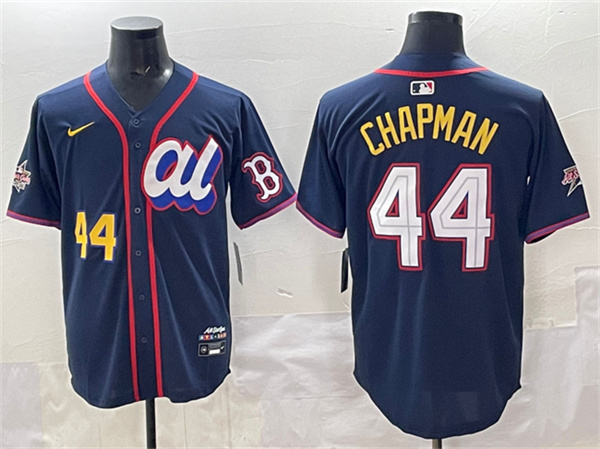 American League #44 Aroldis Chapman Navy 2025 All-Star Edition Limited Stitched Baseball Jersey
