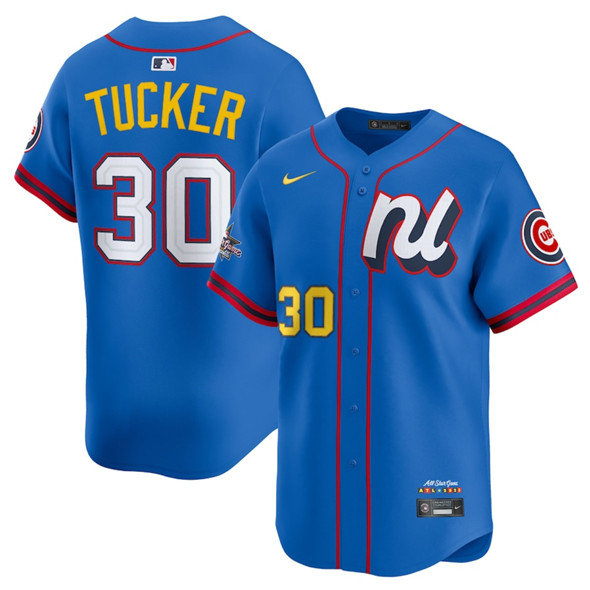 National League #30 Kyle Tucker Blue 2025 All-Star Edition Limited Stitched Baseball Jersey