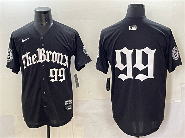 New York Yankees #99 Aaron Judge Black 'Gothic Legacy Edition' Vapor Premier Limited Stitched Baseball Jersey