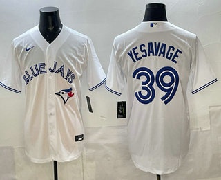 Toronto Blue Jays #39 Trey Yesavage White Cool Base Stitched Jersey