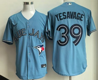 Toronto Blue Jays #39 Trey Yesavage Light Blue Cool Base Jersey Toronto Blue Jays #39 Trey Yesavage Light Blue Cool Base Jersey