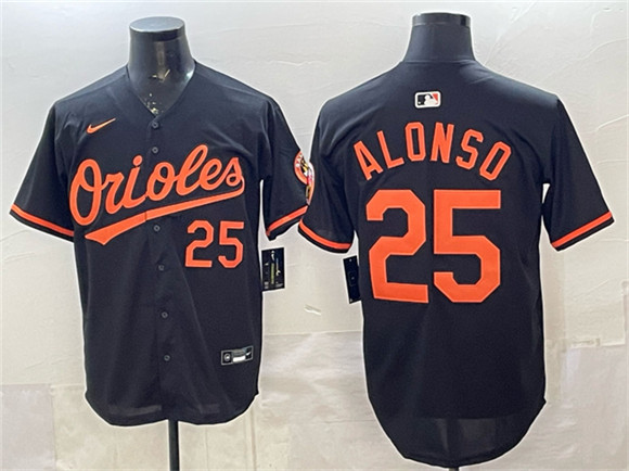 Baltimore Orioles #25 Pete Alonso Black 2025 Limited Stitched Baseball Jersey
