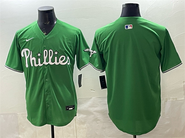 Philadelphia Phillies Blank Green Limited Stitched Jersey