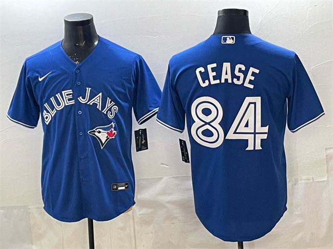 Toronto Blue Jays #84 Dylan Cease Blue 2025 Cool Base Stitched Baseball Jersey