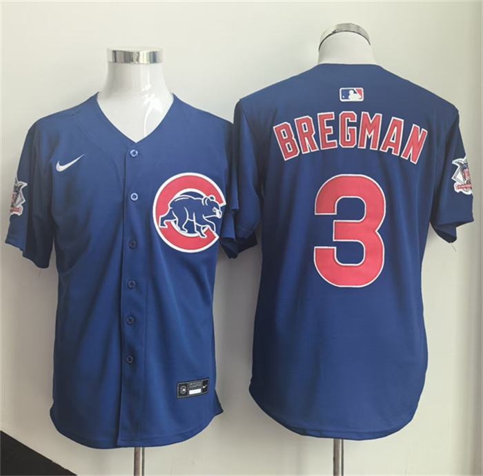 Chicago Cubs #3 Alex Bregman Royal 2026 Limited Stitched Baseball Jersey