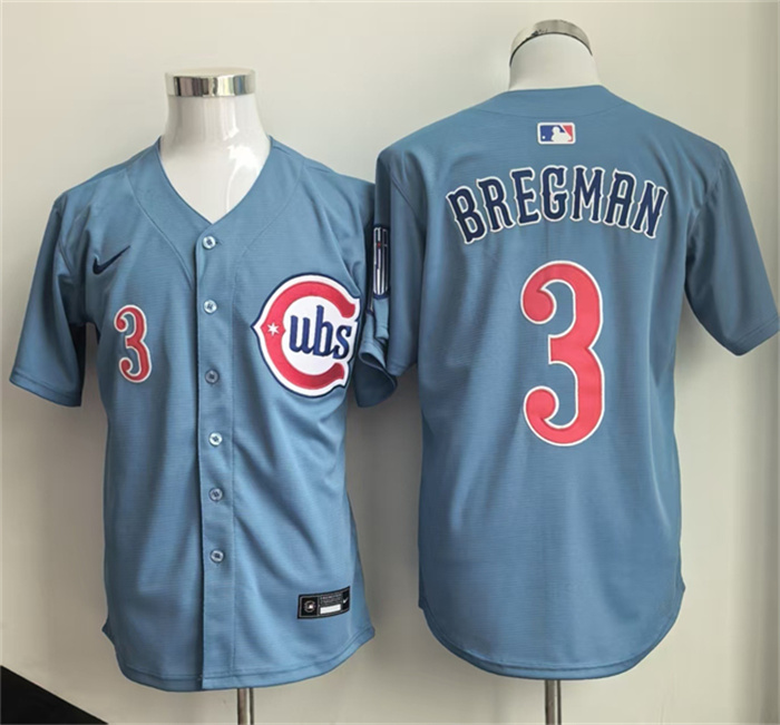 Chicago Cubs #3 Alex Bregman Blue 2026 Limited Stitched Baseball Jersey