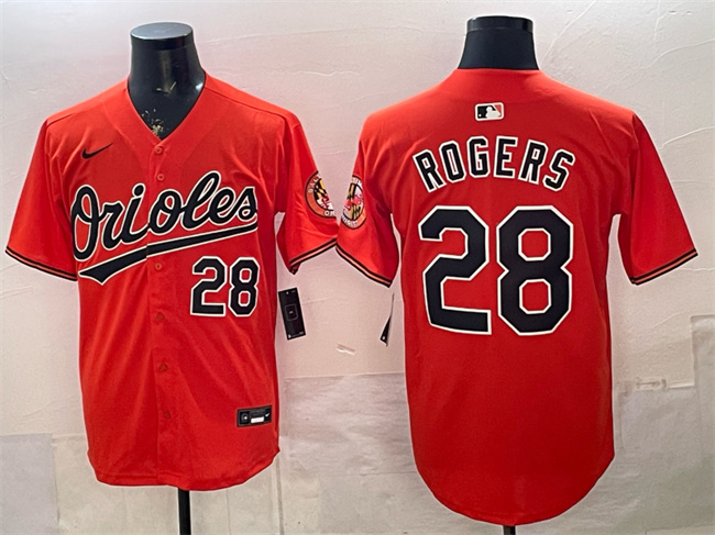 Baltimore Orioles #28 Trevor Rogers Orange 2025 Limited Stitched Baseball Jersey