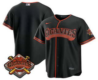 San Francisco Giants Blank Black 2026 Alternate Stadium Stitched Jersey