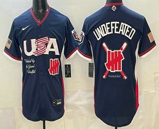 USA Undefeated Navy 2026 World Baseball Classic Cool Base Jersey