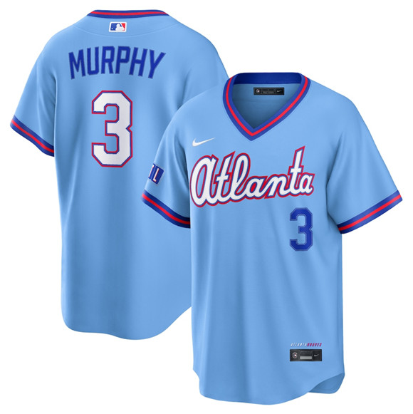 Atlanta Braves #3 Dale Murphy Powder Blue 2026 City Connect Stadium Stitched Baseball Jersey