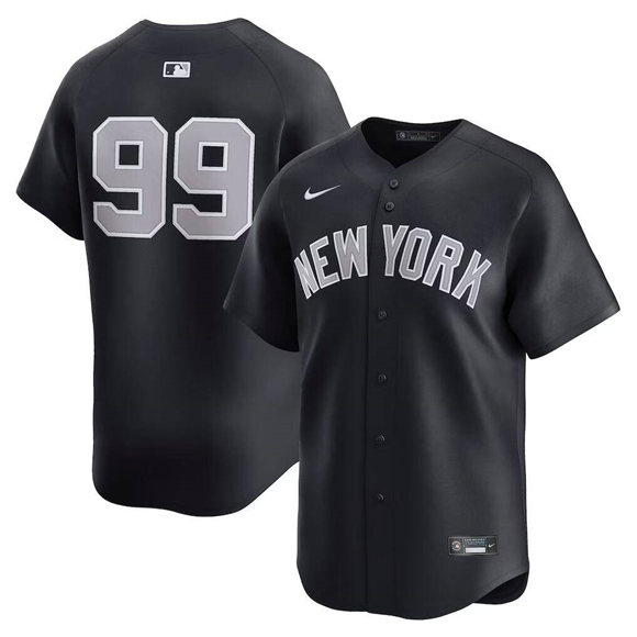 New York Yankees #99 Aaron Judge Navy Alternate Limited Stitched Baseball Jersey