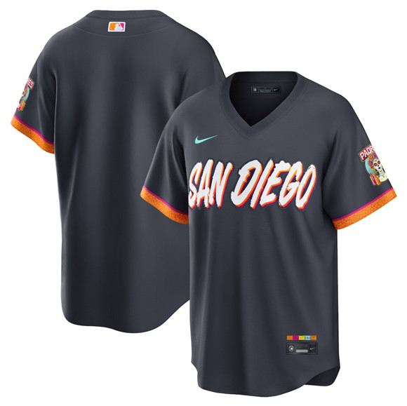 San Diego Padres Blank Obsidian 2026 City Connect Stadium Limited Stitched Baseball Jersey