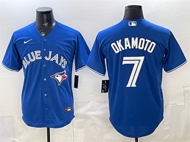 Toronto Blue Jays #7 Kazuma Okamoto Royal 2026 Cool Base Stitched Baseball Jersey