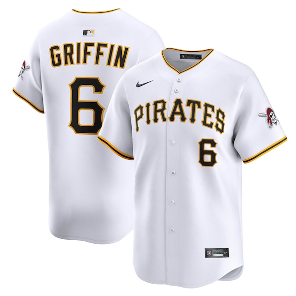Pittsburgh Pirates #6 Konnor Griffin Nike White Home Limited Jersey