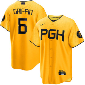 Pittsburgh Pirates #6 Konnor Griffin Yellow City Connect Limited NIKE Jersey