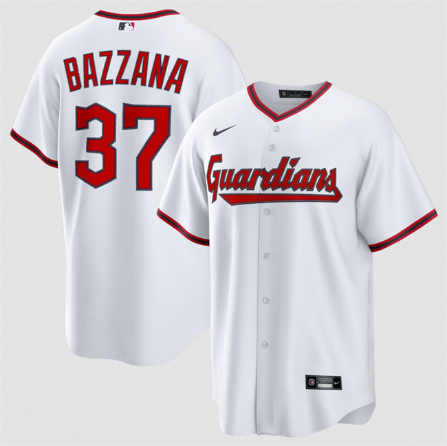 Cleveland Guardians #37 Travis Bazzana White Home Limited Stitched Baseball Jersey